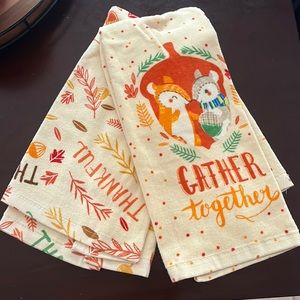 Brand new! Thanksgiving dish towels